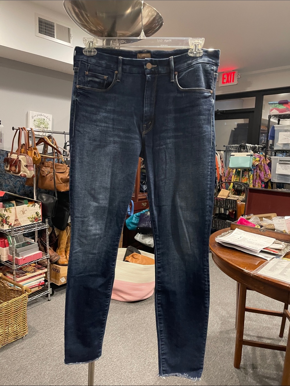 MOTHER Looker Ankle Fray Lust For Life Size 30 Normcore Skinny